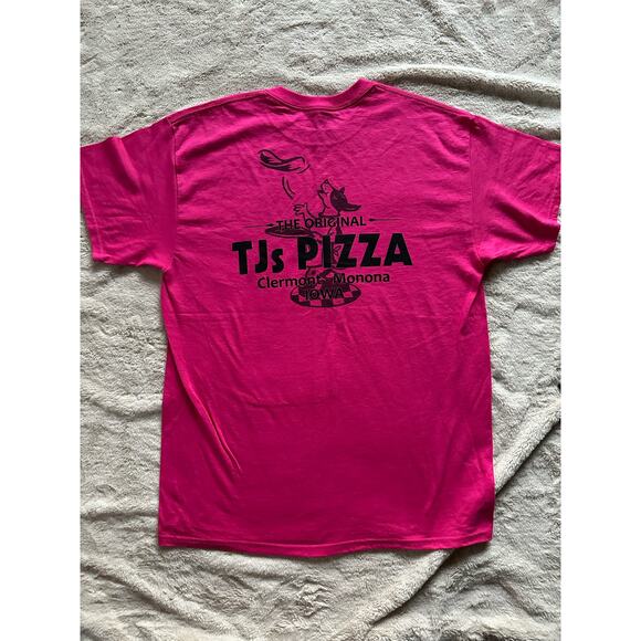 TJ's Pizza Clermont Iowa T-shirt Size Large - Picture 3 of 4